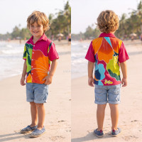 Hand Painted Rayon Kids Shirt